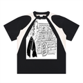 Contrast Panel Cotton T-Shirt
