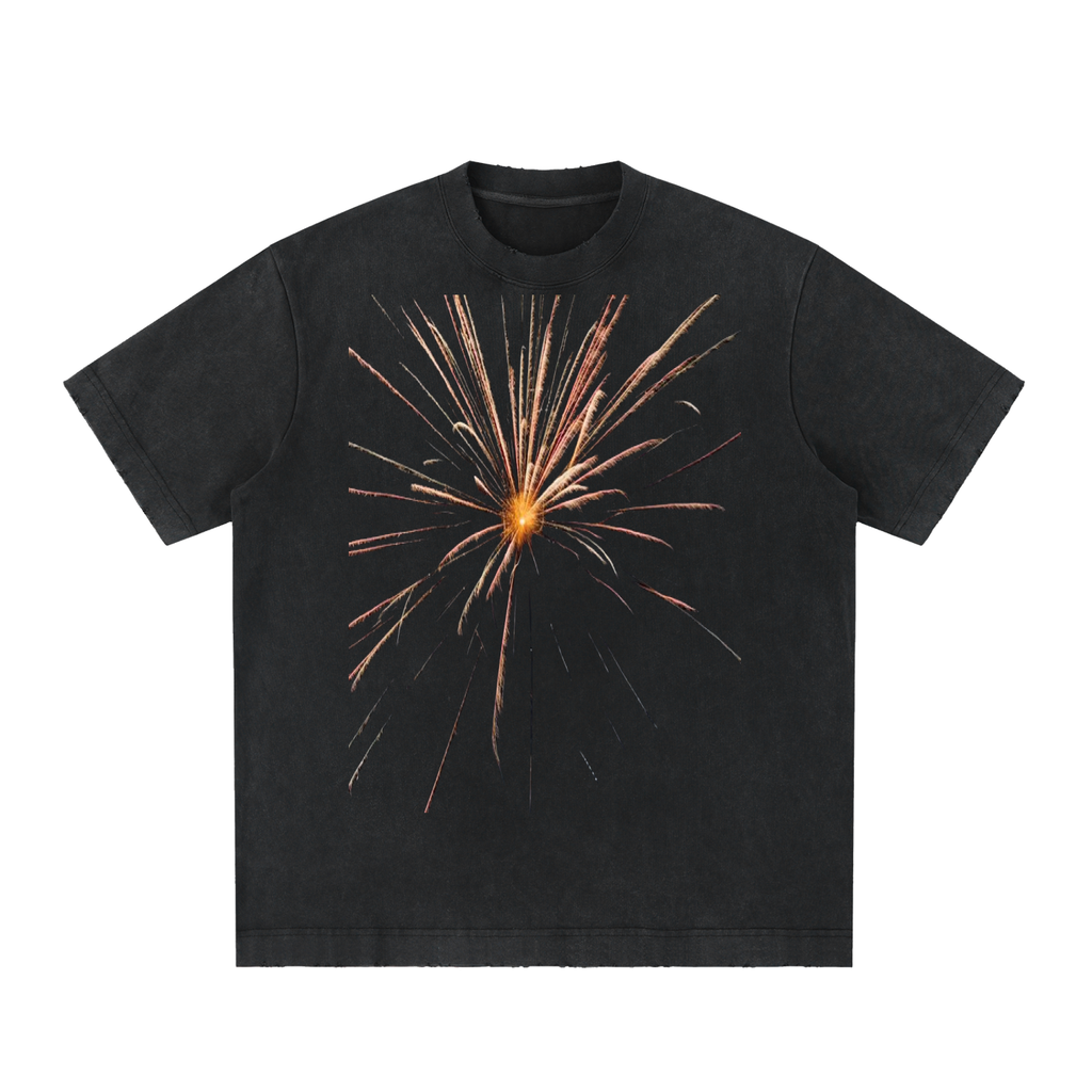 Heavyweight Vintage Washed Frayed T-Shirt