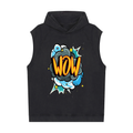 Snow Washed Sleeveless Hoodie