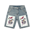 Men's Vintage Wash Denim Shorts