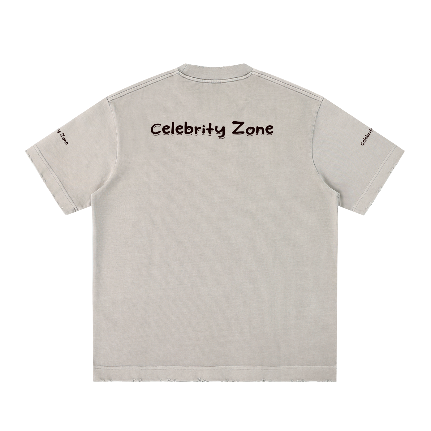 Heavyweight Vintage Washed Frayed T-Shirt