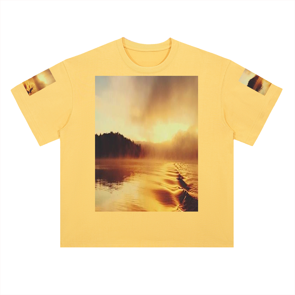 Heavyweight Drop Shoulder Cotton T-Shirt