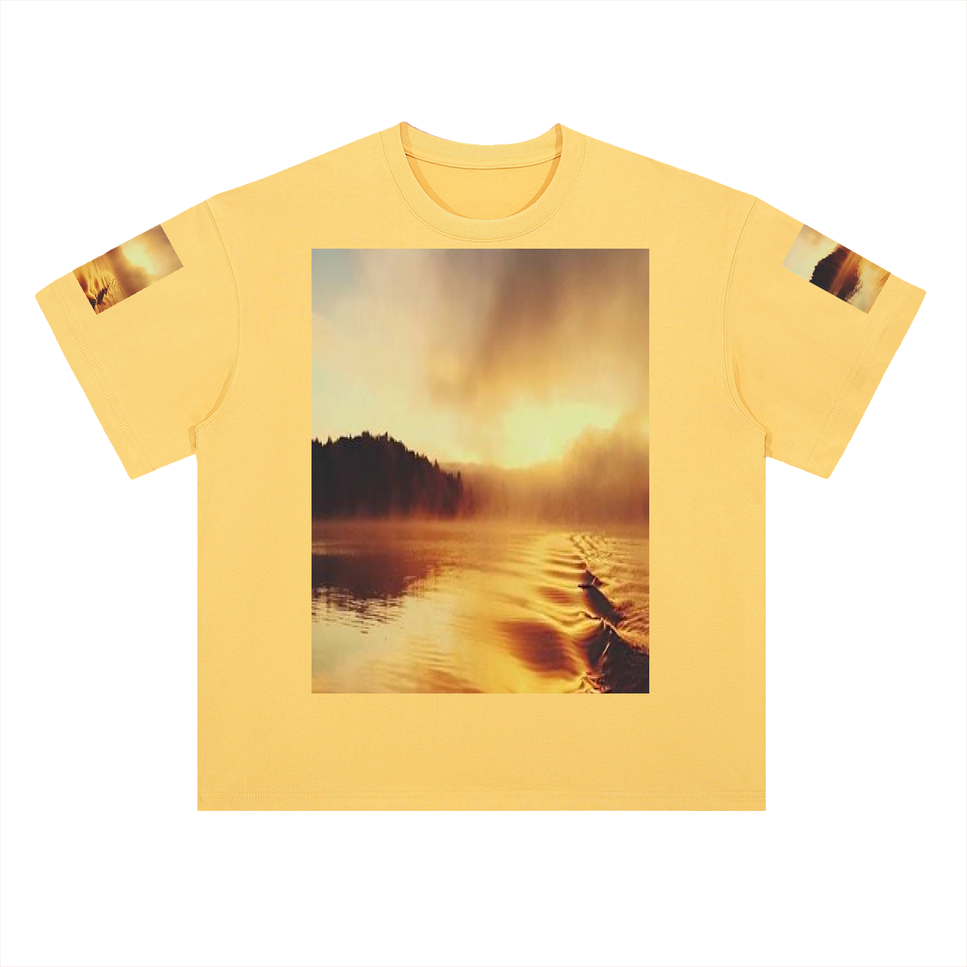 Heavyweight Drop Shoulder Cotton T-Shirt