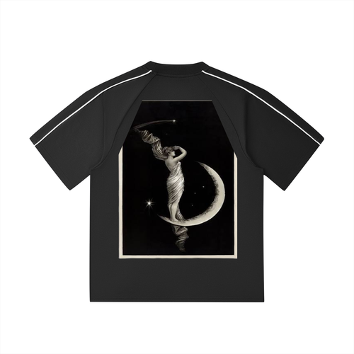 Contrast Stitch Raglan T-Shirt