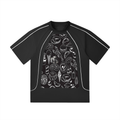 Contrast Stitch Raglan T-Shirt