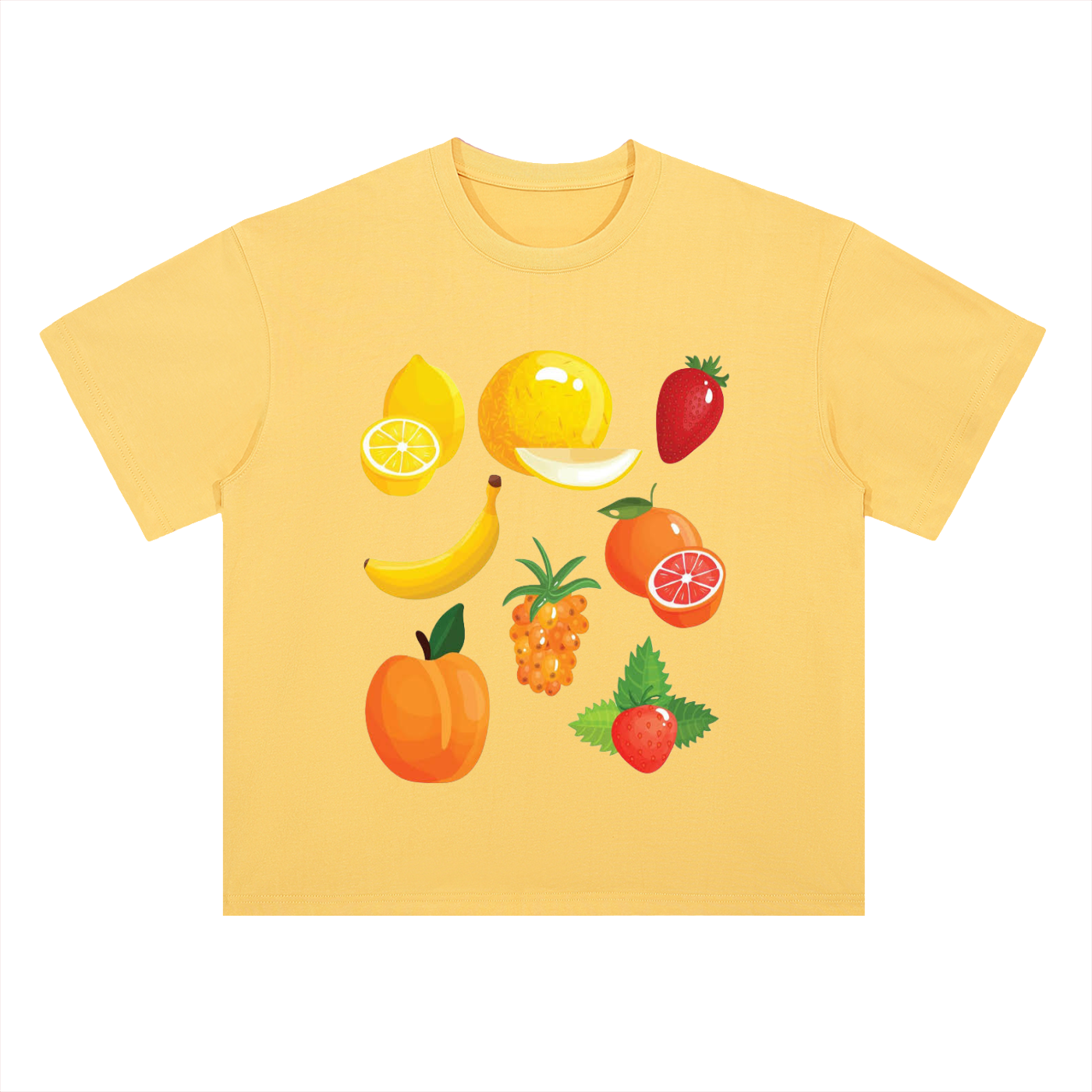 Heavyweight Drop Shoulder Cotton T-Shirt