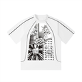 Contrast Stitch Raglan T-Shirt